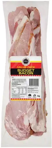 IGA Royal Harvest Budget Bacon 1kg offer