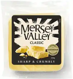 IGA Mersey Valley Cheddar Cheese 235g Selected Varieties offer