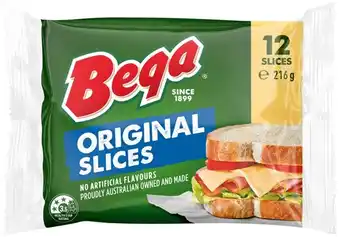 IGA Bega Original Cheese Slices 12 Pack offer