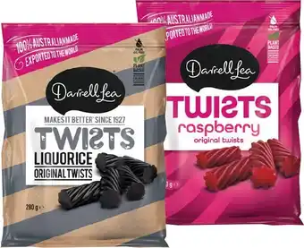 IGA Darrell Lea Liquorice Share Packs 200‑280g Selected Varieties offer