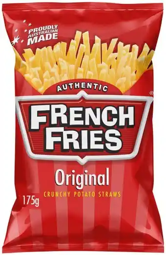 IGA Samboy Potato Chips or French Fries 175g Selected Varieties offer