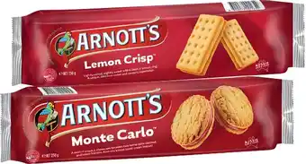 IGA Arnott's Cream Biscuits 200‑250g Selected Varieties offer