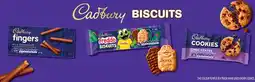 IGA Cadbury Cookies 156g, Fingers 114g or Freddo Milk Chocolate Biscuits 167g Selected Varieties offer