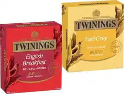 IGA Twinings Tea Bags 80‑100 Pack Selected Varieties offer