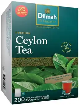 IGA Dilmah Premium Ceylon Tea Bags 200 Pack offer