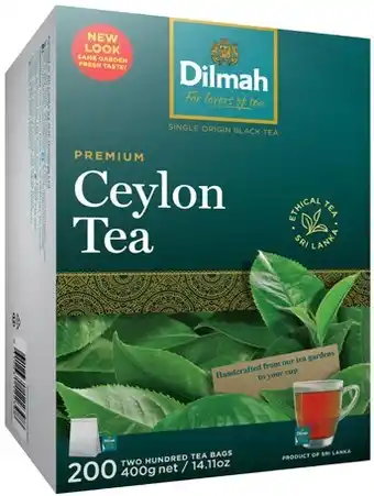 IGA Dilmah Premium Ceylon Tea Bags 200 Pack offer