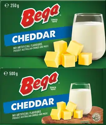 IGA Bega Cheddar Cheese Block 250g offer