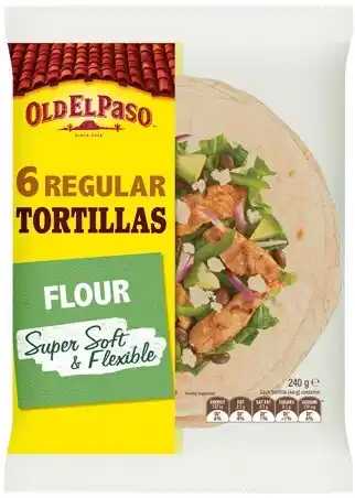 IGA Old El Paso Regular Tortillas Wholegrain or Flour 6 Pack offer