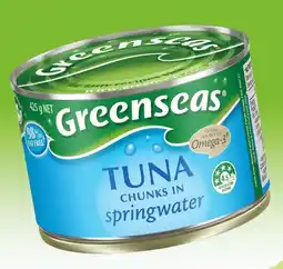 IGA Greenseas Tuna Chunks in Springwater 425g offer