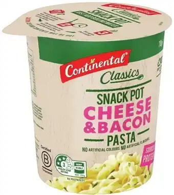 IGA Continental Snack Pot 70-87g Selected Varieties offer