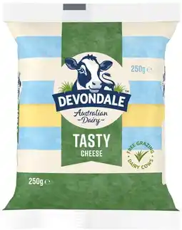 IGA Devondale Tasty or Colby Cheese Block 250g offer