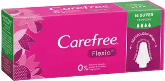 IGA Carefree Flexia Super Tampons 16 Pack offer