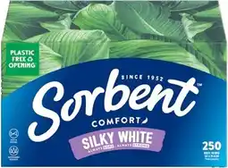 IGA Sorbent Silky White Facial Tissues 250 Pack offer