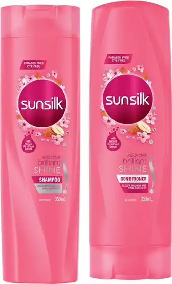 IGA Sunsilk Shampoo or Conditioner 350mL Selected Varieties offer