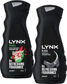 IGA Lynx Shower Bodywash 400mL Selected Varieties offer