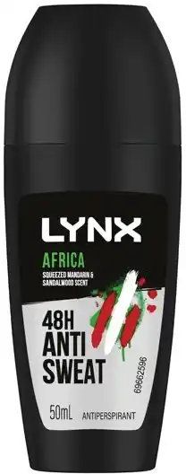 IGA Lynx Antiperspirant Roll‑On 50mL Selected Varieties offer