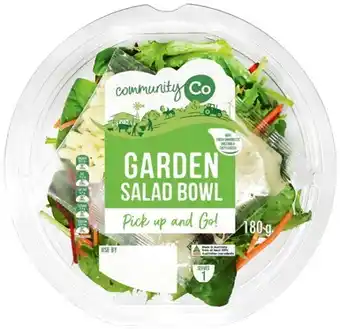 IGA Community Co Garden Salad Bowl 180g offer