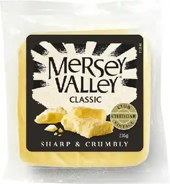 IGA Mersey Valley Vintage Cheddar Cheese 235g Selected Varieties offer