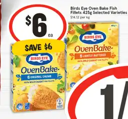 IGA Birds Eye Oven Bake Fish Fillets offer