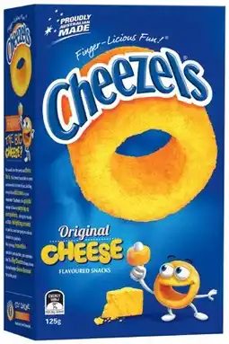 IGA Cheezels 110‑125g or Chickadees 125g Box Selected Varieties offer