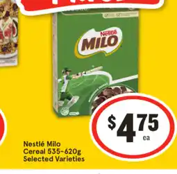 IGA Nestlé Milo Cereal offer