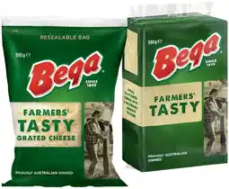 IGA Bega Cheese Block or Grated 500g Selected Varieties offer