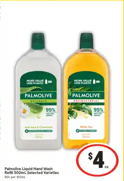 IGA Palmolive Liquid Hand Wash Refill offer