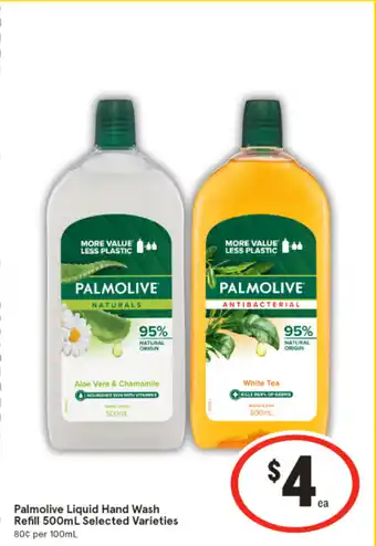 IGA Palmolive Liquid Hand Wash Refill offer