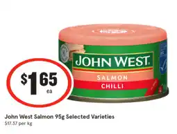 IGA John West Salmon offer