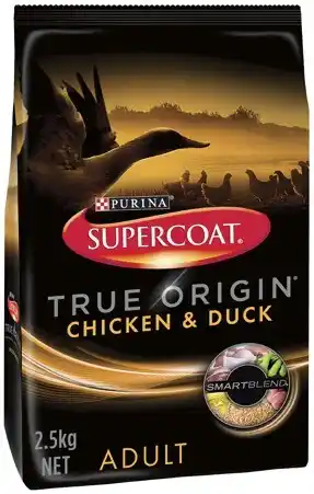 IGA Supercoat True Origin Chicken & Duck Dry Dog Food 2.5kg offer