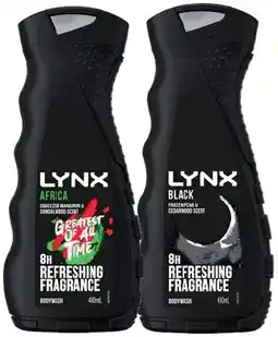 IGA Lynx Bodywash 400mL Selected Varieties offer