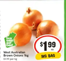 IGA West Australian Brown Onions offer