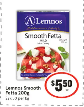 IGA Lemnos Smooth Fetta offer