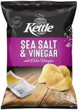 IGA Kettle Potato Chips 135‑165g Selected Varieties offer