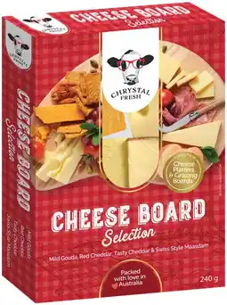 IGA Chrystal Fresh Cheese Board Selection 240g offer