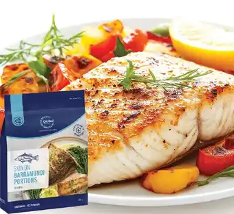 IGA Global Seafoods Skin On Barramundi Portions 500g offer