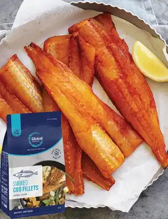 IGA Global Seafoods Smoked Cod Fillets 500g offer