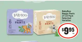 IGA BabyBoo Nappy Pants 21-23 Pack offer