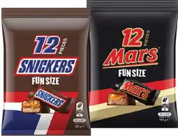 IGA Mars, M&M's or Skittles Fun Size Pack 132‑192g Selected Varieties offer