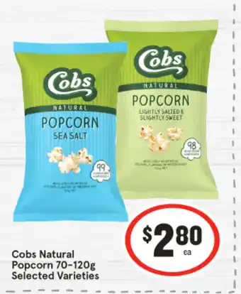 IGA Cobs Natural Popcorn offer