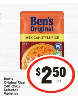 IGA Ben's Original Rice offer