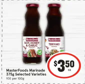 IGA MasterFoods Marinade offer