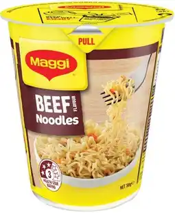 IGA Maggi Cup Noodles 58‑65g Selected Varieties offer