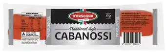 IGA D'Orsogna Cabanossi 175g Selected Varieties offer