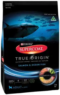 IGA Supercoat True Origin Dry Dog Food 2.5kg Selected Varieties offer