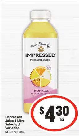 IGA Impressed Juice offer