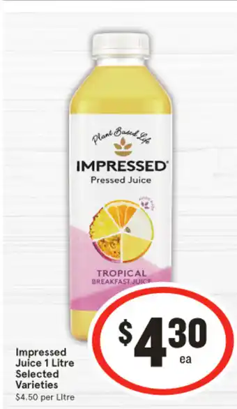 IGA Impressed Juice offer