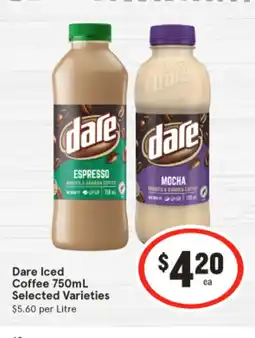 IGA Dare Iced Coffee offer