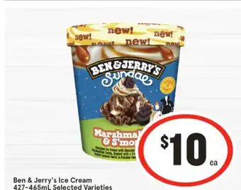 IGA Ben & Jerry's Ice Cream offer