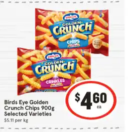 IGA Birds Eye Golden Crunch Chips offer